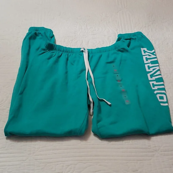 Victoria's Secret PINK Classic Joggers, Size S, Teal - Picture 3 of 10